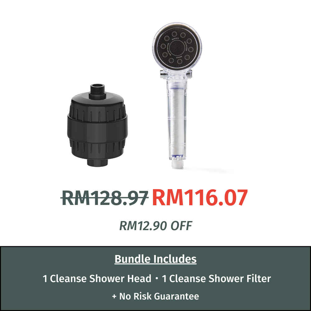 Cleanse Filter & Shower Head Bundle